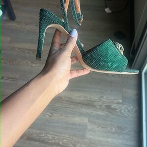 Elegant Green Stiletto Heels